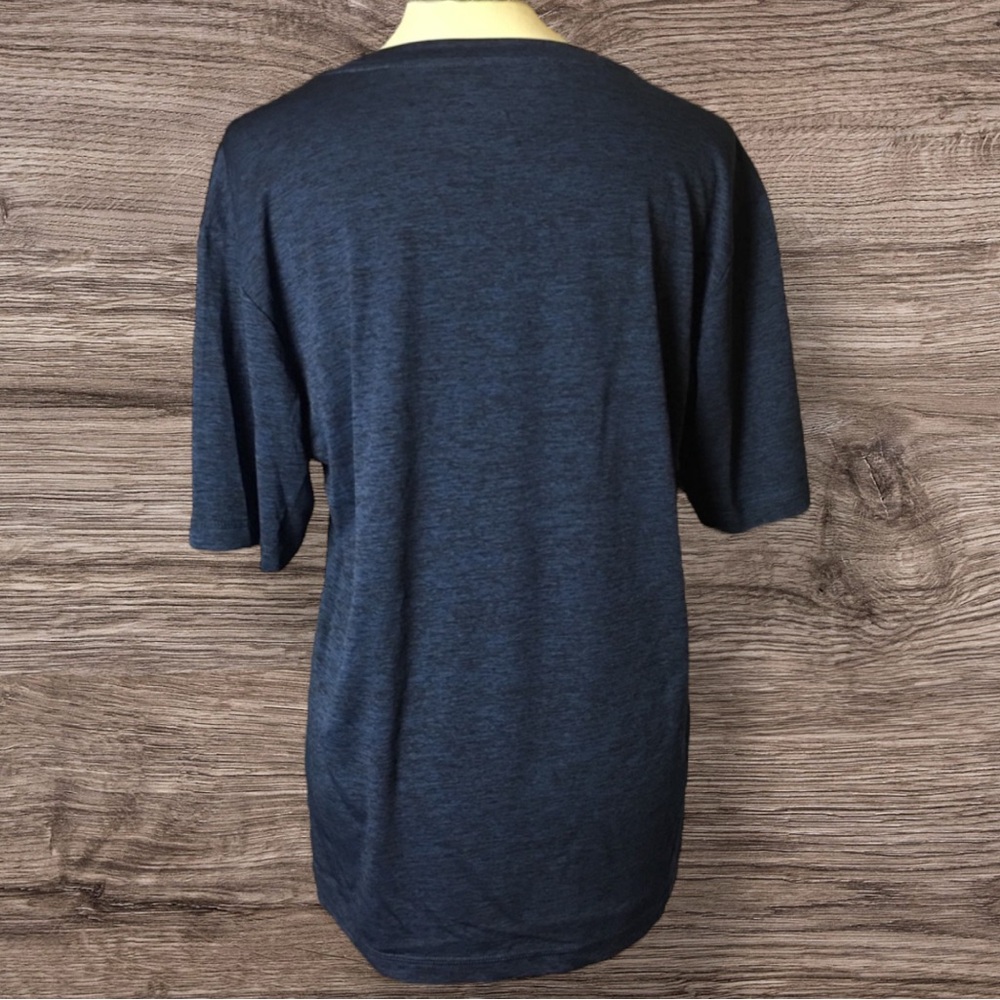 Chicago Bears Majestic Cool Base Blue T-shirt Medium VGUC - Picture 6 of 13
